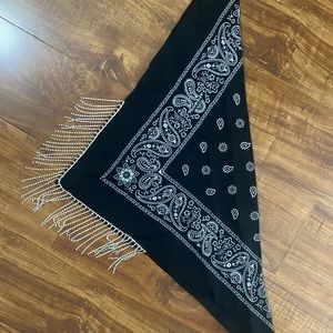 Black Nashville Sparkle Bandana.